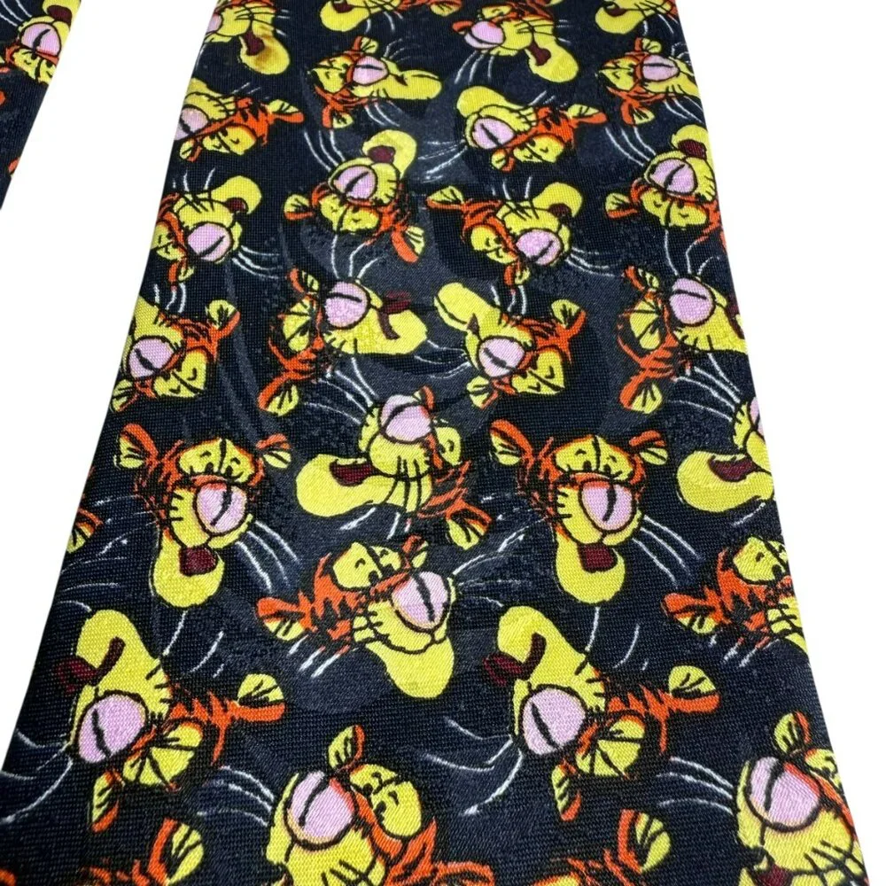 Vintage Disney Tigger Tie – All-Over Print – EUC